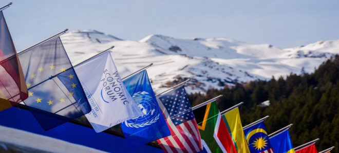 Se inicio el Foro Económico Mundial 2026 en Davos Suiza, hay participantes de 130 paises