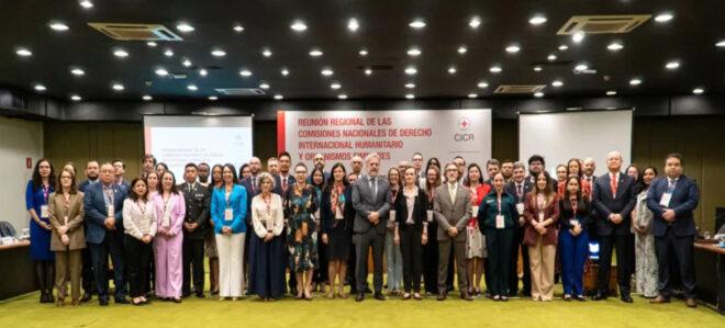 Brasil: Comisiones de las Américas se reunió para fortalecer el compromiso político con el DIH