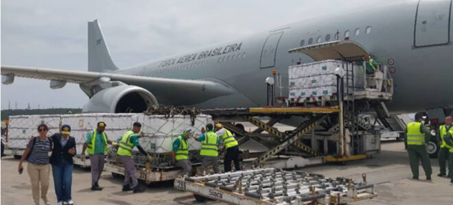 OPS apoya la entrega de dosis de vacunas donadas por Brasil para fortalecer la inmunización de rutina en Venezuela