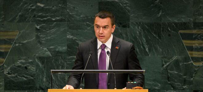 ONU: El éxito de una economía se mide por cuánta pobreza reduce dijo presidente de Ecuador